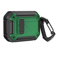 Armor Tok Airpods-Hoz 4 Tokborítás Crabiner Green fülhallgató, fejhallgató tok