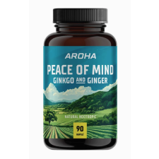 Aroha Peace of Mind, Ginkgo és Ginger, 90 kapszula gyógyhatású készítmény