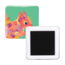 Array MagBadge Square kitűzős hűtőmágnes hűtőmágnes