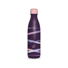 Ars Una 500ml-es Ribbon-purple duplafalú fémkulacs kulacs, kulacstartó