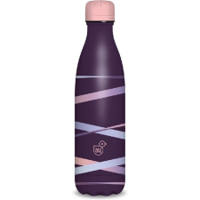 Ars Una 500ml-es Ribbon-purple duplafalú fémkulacs kulacs, kulacstartó