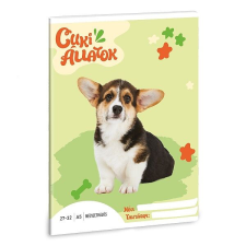 Ars Una A5-ös kockás füzet - Cuki állatok – Welsh Corgi füzet