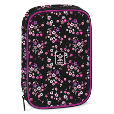 Ars Una Ars Una többszintes tolltartó Pearl Blossom black (5377) 24 tolltartó