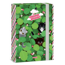 Ars Una cicás füzetbox A5 Think Pink Leaves füzetbox
