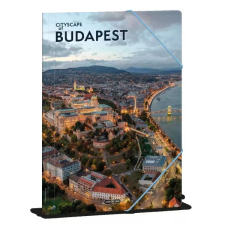 Ars Una Cityscape: Budapest mintás gumis mappa - A4 mappa