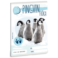 Ars Una cuki pingvin fióka A5 27-32 kockás füzet füzet