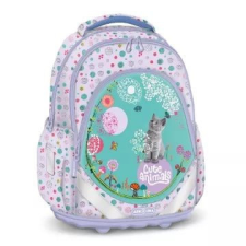 Ars Una Cute Animals: Cica mintás ergonomikus iskolatáska iskolatáska