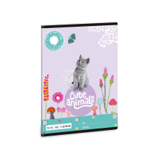Ars Una : Cute Animals - Kitten cicás 3.osztályos vonalas füzet A/5 füzet
