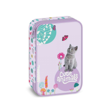 Ars Una : Cute Animals - Kitten cicás többszintes tolltartó 15,5x22,5x4,5cm tolltartó