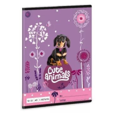 Ars Una Cute Animals: Tacskó vonalas füzet - 3. osztályos, 12-32, A5 füzet