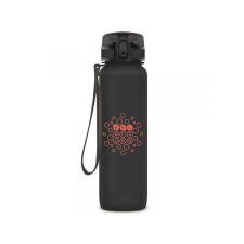 Ars Una : Dark Gray BPA-mentes motivációs kulacs 1000ml kulacs, kulacstartó