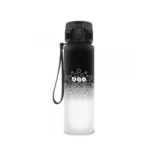 Ars Una : Fekete-fehér BPA-mentes színátmenetes kulacs 600 ml kulacs, kulacstartó