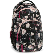 Ars Una Flowery Black 24 (5374) AU-2 hátizsák iskolatáska