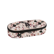Ars Una : Flowery Pink virágos ovális tolltartó 23x5,5x9cm tolltartó