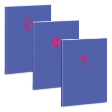 Ars Una Füzet ARS UNA A/4 40 lapos Extra kapcsos vonalas Soft Touch Violet Spring füzet