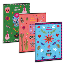 Ars Una Füzet iskolai A4, 40lap, vonalas Ars Una VIVA MEXICO 10db/csomag füzet