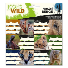 Ars Una Füzetcímke ars una 18 darabos icons of the wild füzetcímke