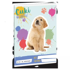 Ars Una Golden Retriever mintás négyzethálós füzet - A/5-ös füzet