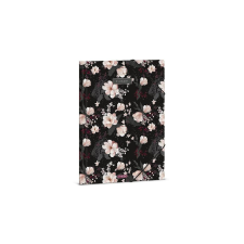 Ars Una Gumis mappa ARS UNA A/4 Flowery Black mappa