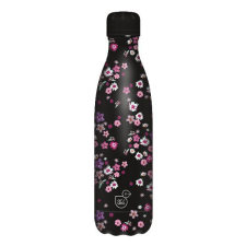 Ars Una Kulacs duplafalú ARS UNA fém 500 ml Pearl Blossom Black kulacs, kulacstartó