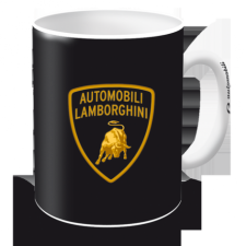 Ars Una Lamborghini porcelán bögre tányér és evőeszköz