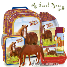 Ars Una lovas iskolatáska, hátizsák 5 részes SZETT - My Sweet Horse iskolatáska