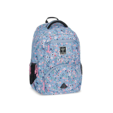 Ars Una : Pearl Blossom Blue virágos ergonomikus iskolatáska, hátizsák 33x45x24cm iskolatáska