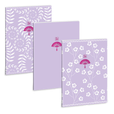 Ars Una : Soft Touch Purple Spring extra kapcsos vonalas füzet A/4 füzet