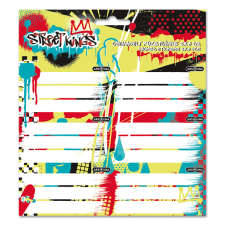  Ars Una Street Kings 24 (5357) 3x6 db-os csomagolt füzetcímke füzetcímke