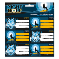 Ars Una Studio Kft. Ars Una csomagolt füzetcímke (3 x 6 db) Nightwolf (5257) 23 órarend