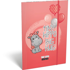 Ars Una Tiny Hippo/Viziló A/4 gumis dosszié mappa