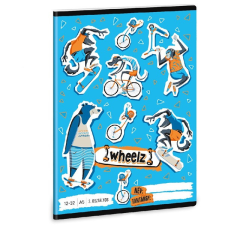 Ars Una Wheelz 23 (5262) A5 12-32 3. osztályos vonalas füzet füzet