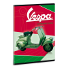 Arsuna Vespa Green A/5 extra kapcsos füzet-sima
