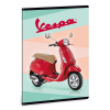 Arsuna Vespa Standard A/5 extra kapcsos füzet-négyzethálós