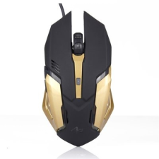 Art AM-98 2400DPI USB Gaming Egér Fekete-arany egér