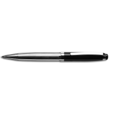 ART CRYSTELLA Broadway golyóstoll fekete-ezüst, fehér SWAROVSKI kristállyal (TSWGF259) (TSWGF259) toll