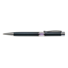 ART CRYSTELLA Golyóstoll ART CRYSTELLA fekete középen ordona lila SWAROVSKI® kristállyal töltve 0,7mm kék toll