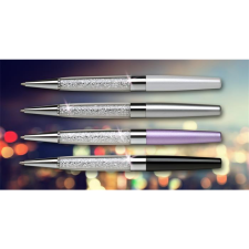 ART CRYSTELLA Golyóstoll világos lila tolltest alul fehér SWAROVSKI® kristályokkal - 0.7mm / Kék (1805XGA200) toll
