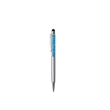 ART CRYSTELLA Nyomógombos golyóstoll auqakék érintővel - 0.7mm / Kék toll