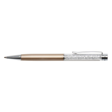 ART CRYSTELLA Rotációs golyóstoll aranyszín tolltest felül fehér SWAROVSKI® kristályokkal (1805XGT302) toll