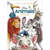  ART OF COLORING DISNEY ANIMALS – Disney (Puha kötésű)