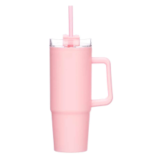 Arte Regal Import, S.L. Bögre (+tető, szívószál) 800ml rózsaszín bögrék, csészék