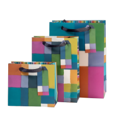 Artebene GmbH Artebene ajándéktasak (18x25x8 cm) színes négyzetes (4) ajándéktasak