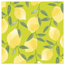 Artebene GmbH Artebene szalvéta (3-rét. 33x33 cm), citromos (4) party kellék