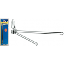  Artex Lengõ törölközõtartó 2 karos inox Glaciar 90262 fürdőszoba kiegészítő