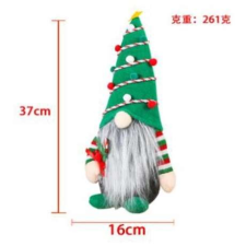 Artezan Karácsonyi manó 37cm karácsonyfa sapkával ACG37GCTC karácsonyi dekoráció