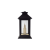 Artezan LED GYERTYÁS LÁMPA FEKETE 17CM