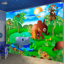 Artgeist Fotótapéta - Animal family 100x70 tapéta, díszléc és más dekoráció