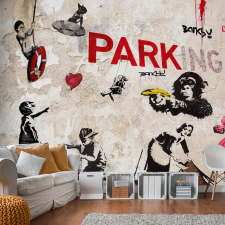 Artgeist Fotótapéta - [Banksy] Graffiti Collage 400x280 tapéta, díszléc és más dekoráció