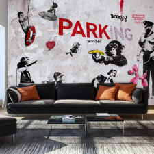 Artgeist Fotótapéta - [Banksy] Graffiti Diveristy 250x175 tapéta, díszléc és más dekoráció